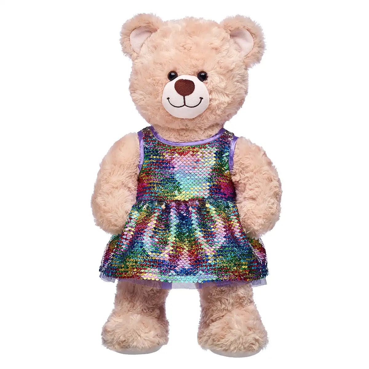 Rainbow flip palliet kjole