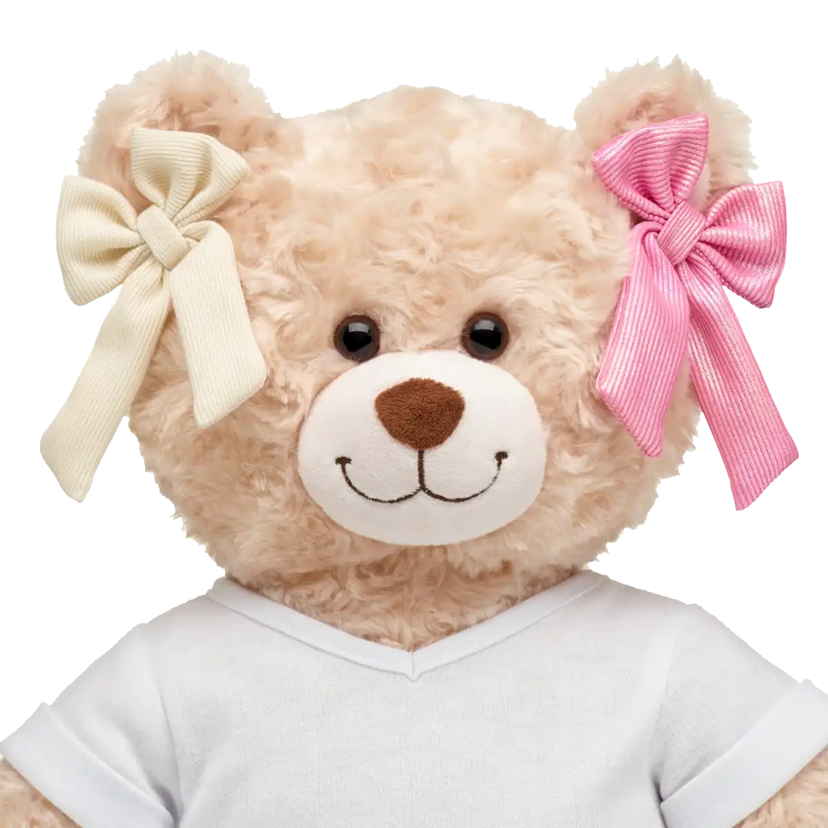 2 pk Sløjfer Hvid/Rosa