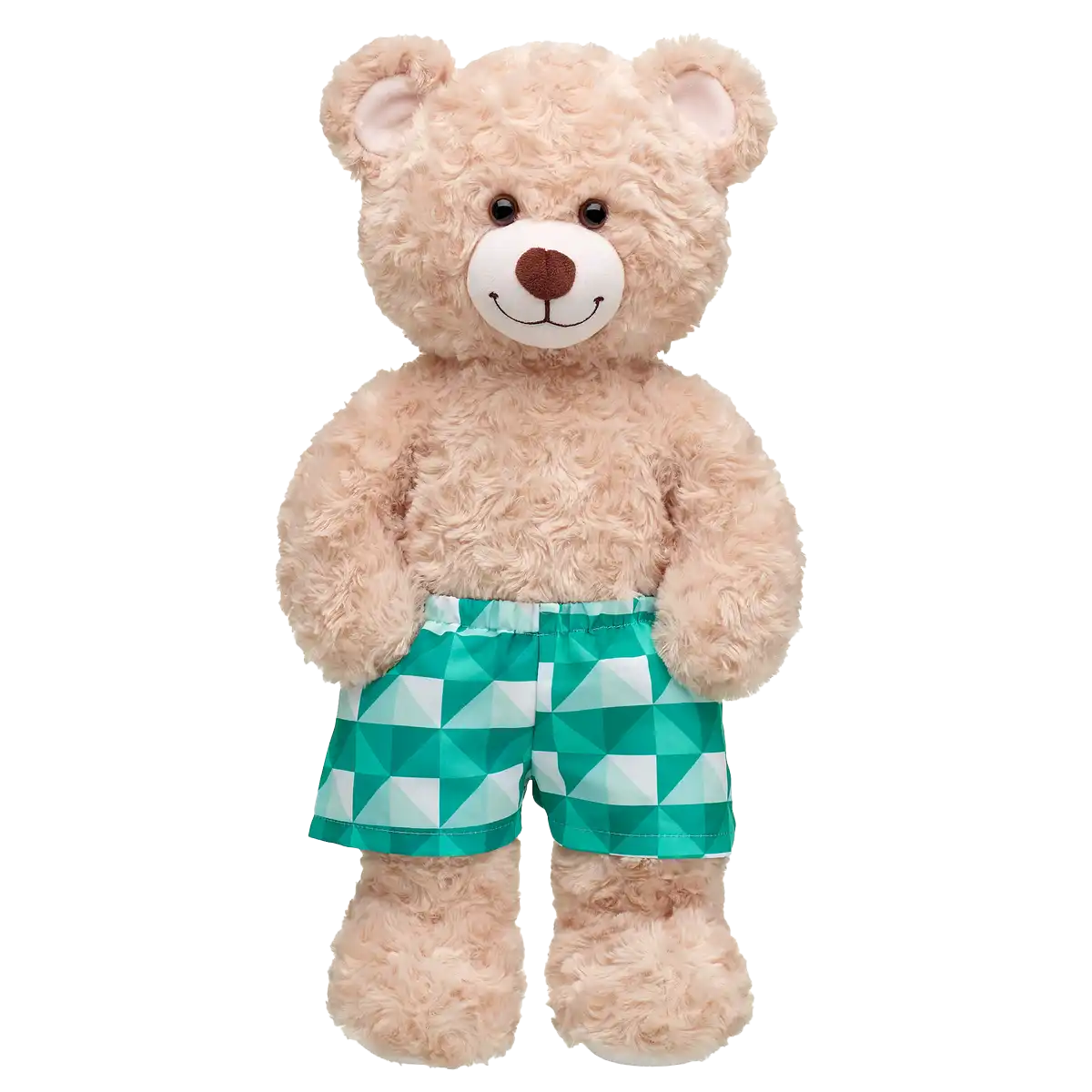 Grønne ternet shorts