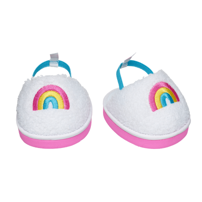 Rainbow slippers
