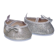 Ballerinasko i Sølv med Sløjfe