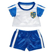 Blå/Hvid sportssæt