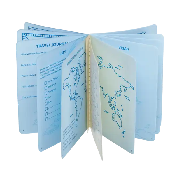 Build-A-Bear bamsepas blå