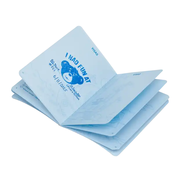 Build-A-Bear bamsepas rød