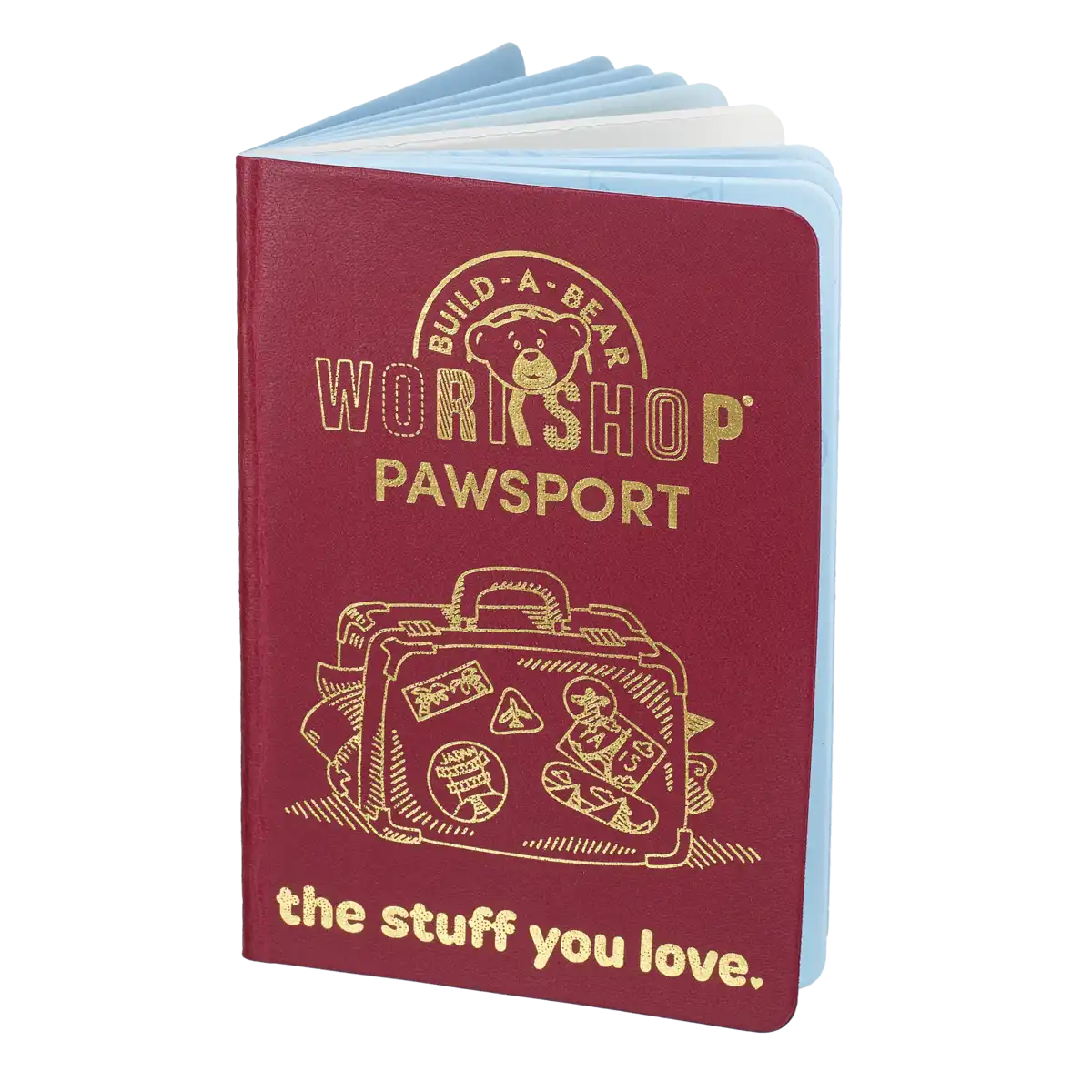 Build-A-Bear bamsepas rød