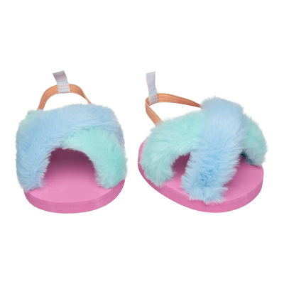 Colour block slippers
