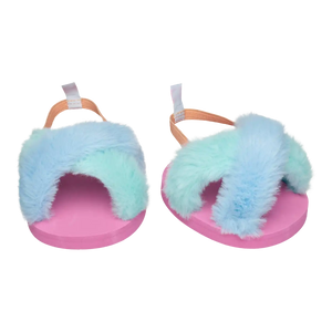 Colour block slippers