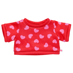 Heart print sweater