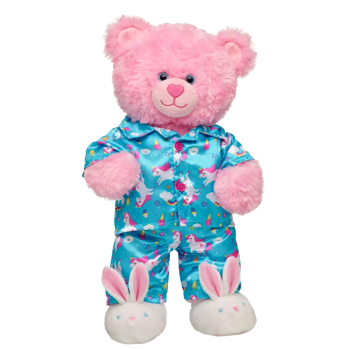 Rainbow blue unicorn pyjamas