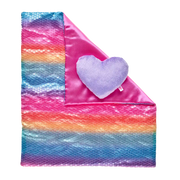 Regnbue dyne og pudesæt