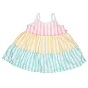 Stribet Maxi kjole