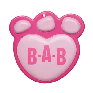 Fuchsia Paw børste