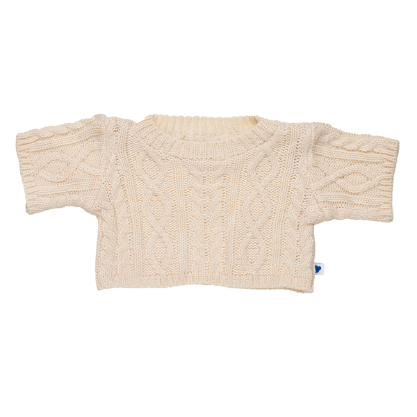 Aran-strikket sweater