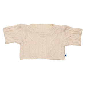 Aran-strikket sweater