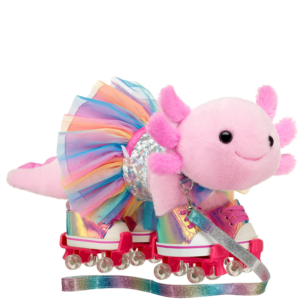 Regnbue Halterneck Kjole