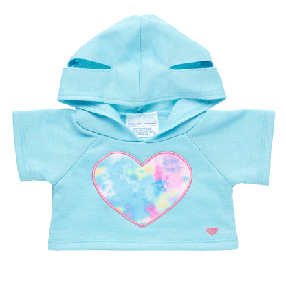 Tie Dye Heart Hoodie