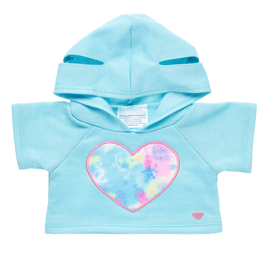 Tie Dye Heart Hoodie