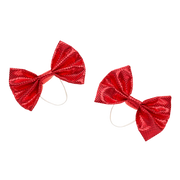 2 pk røde sløjfer