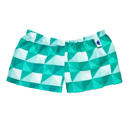 Grønne ternet shorts