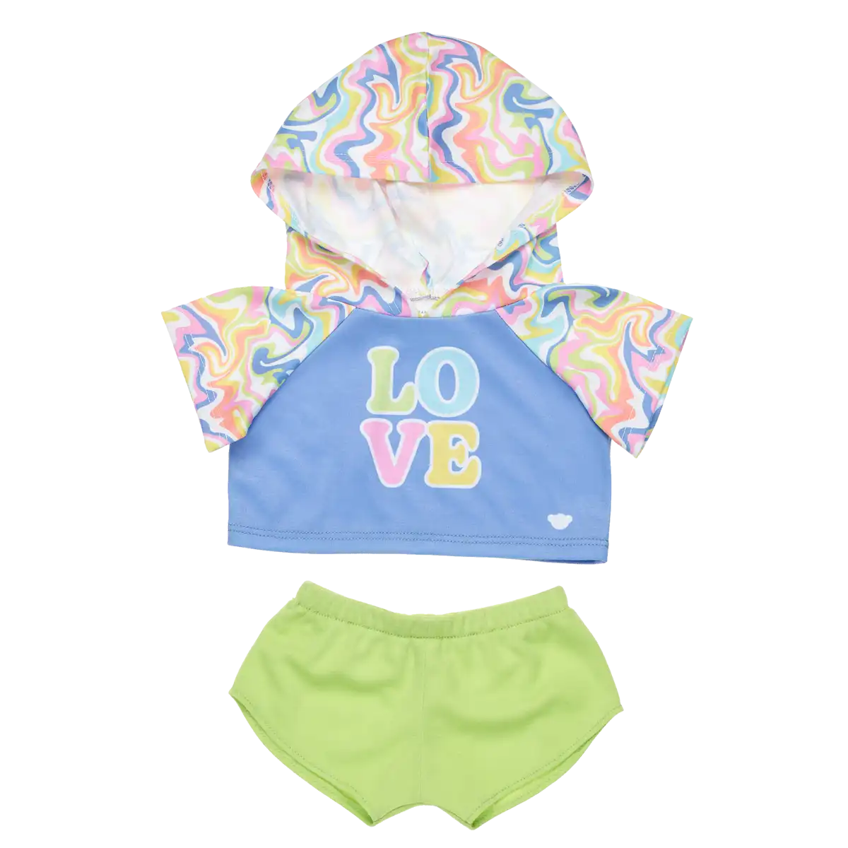LOVE Hoodie m. shorts