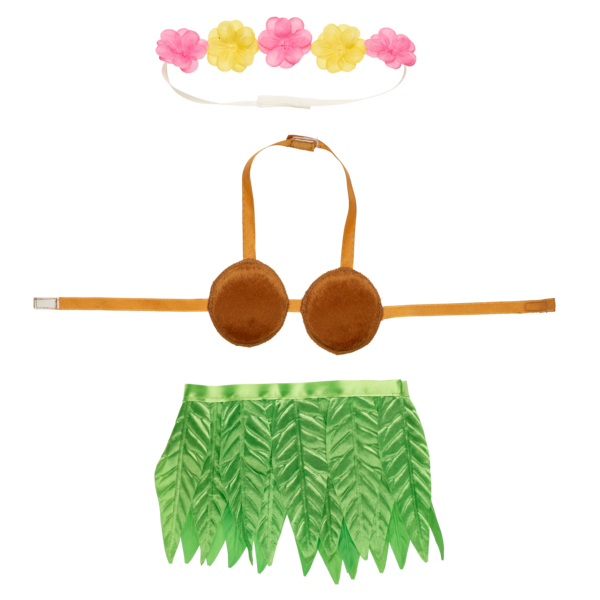 Hula nederdel sæt