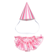 Frosted animal cookie hat og krave