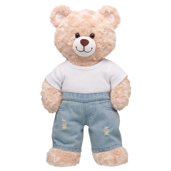 Lyseblå Distressed Jeans