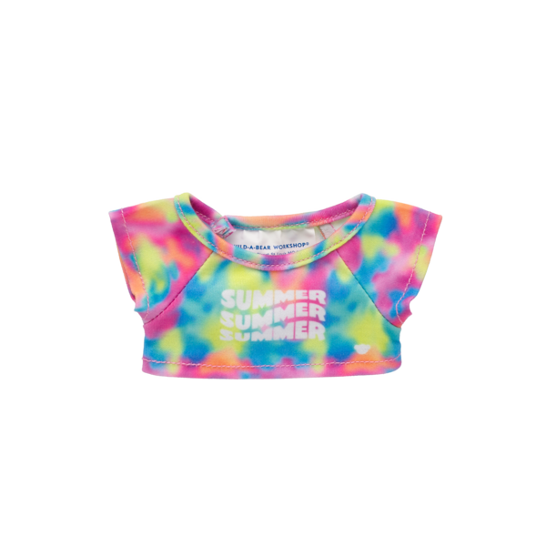 Mini bean tie dye sommer t-shirt