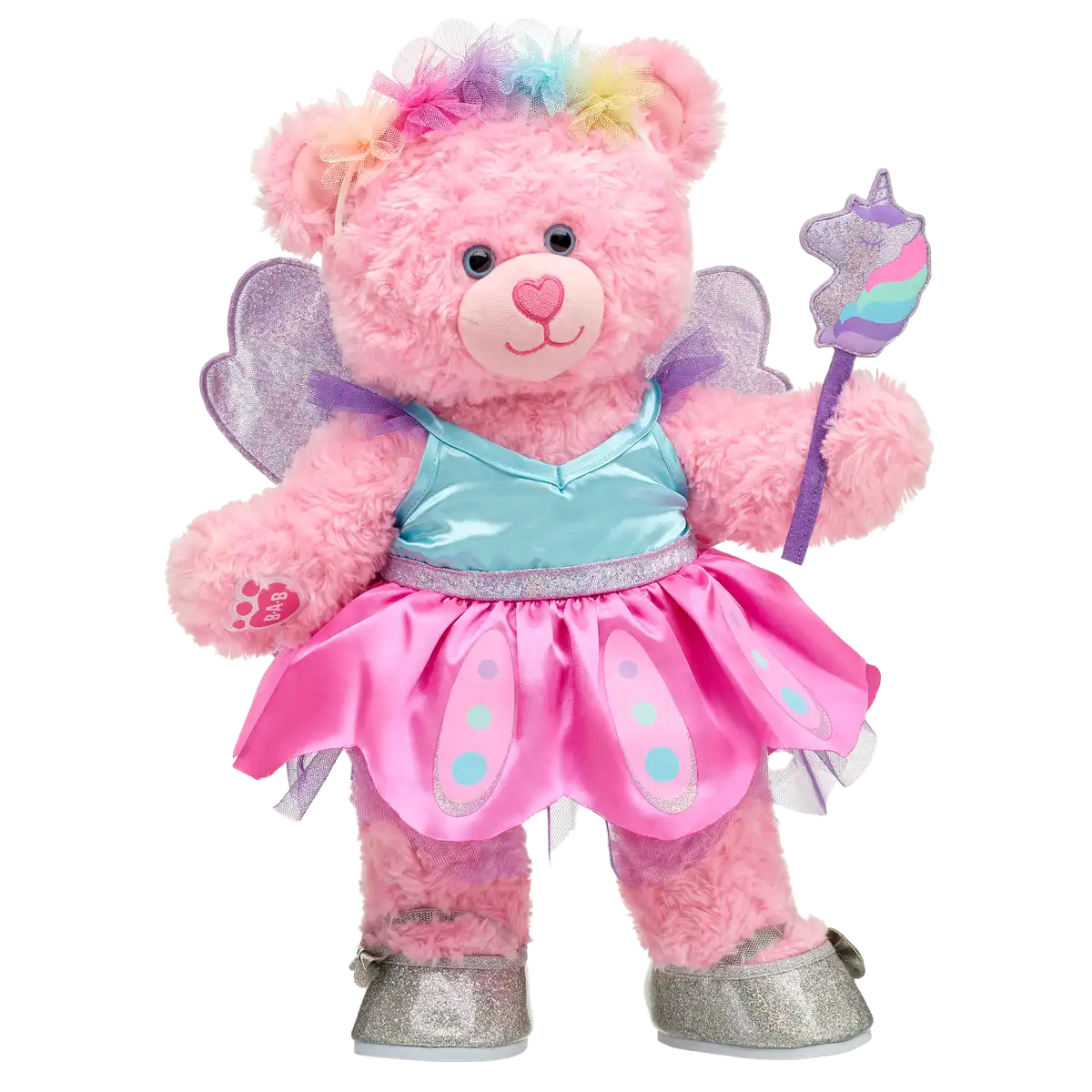 Ballerinasko i Sølv med Sløjfe