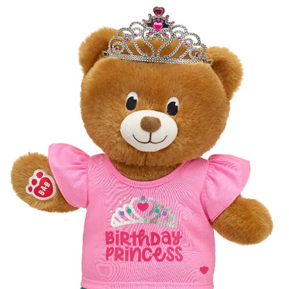 Lyserød prinsesse fødselsdags t-shirt