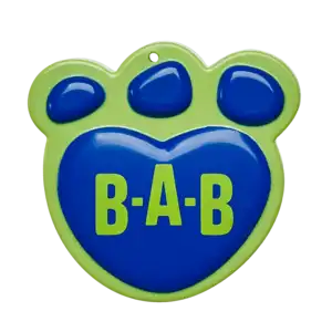 Blå Paw børste