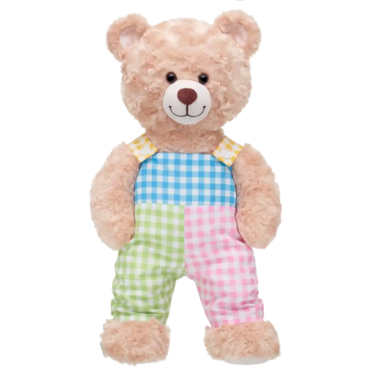 Color Block Gingham smækbukser