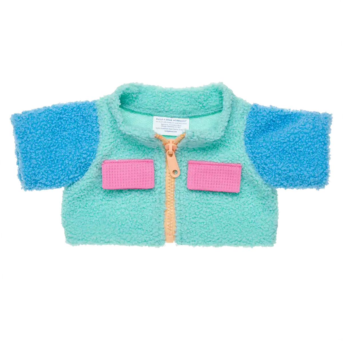 Colorful Sherpa Jakke