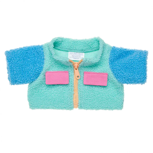 Colorful Sherpa Jakke