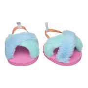 Colour block slippers