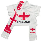 England t-shirt og tørklæde sæt
