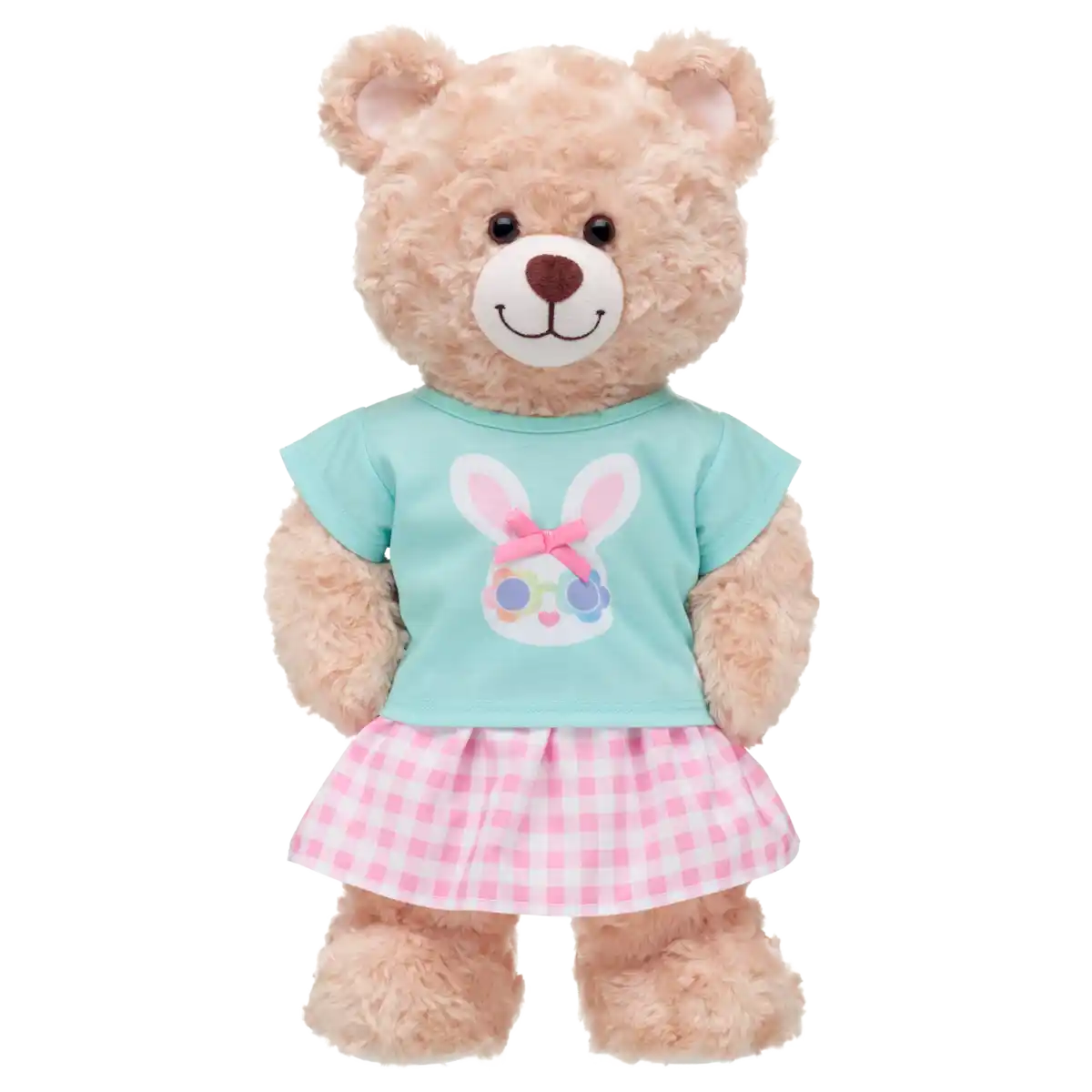 Gingham Bunny skirt sæt