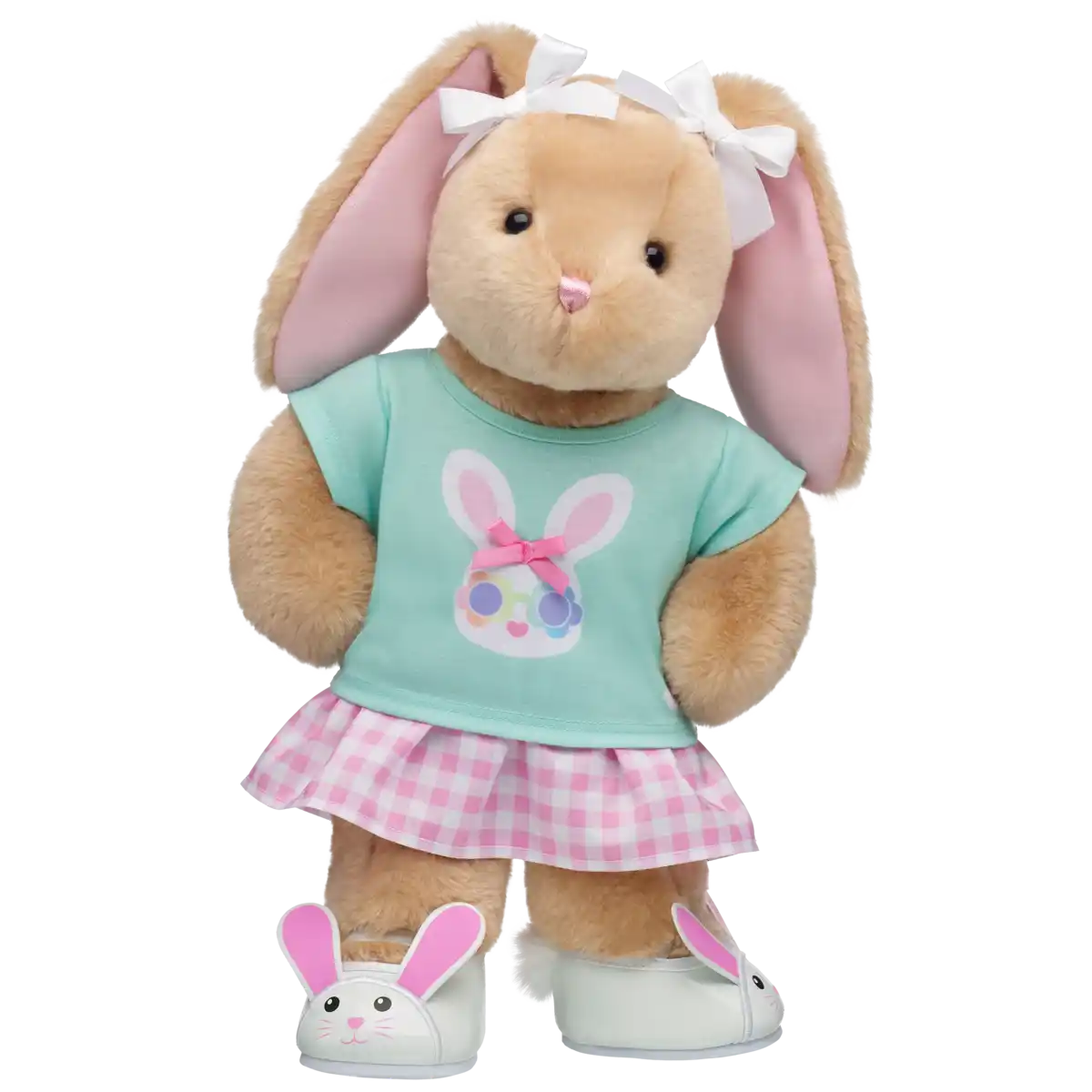 Gingham Bunny skirt sæt