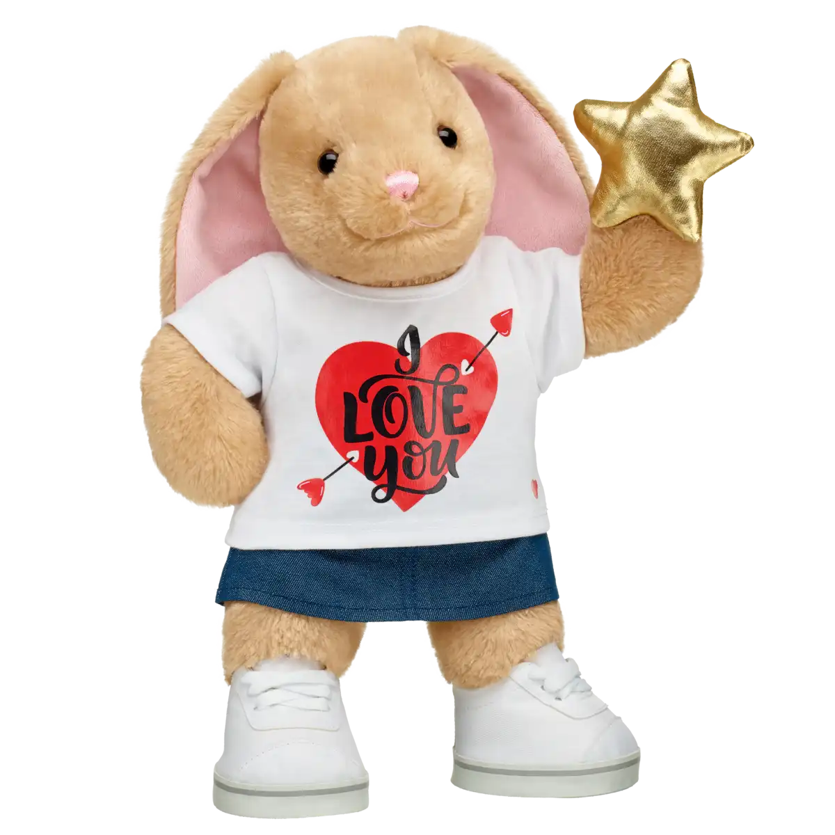 I love you hvid t-shirt