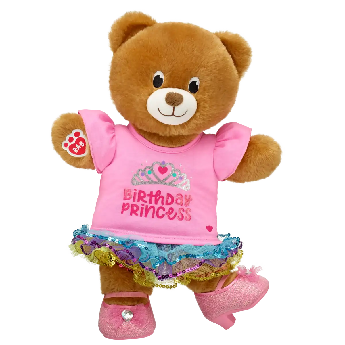 Lyserød prinsesse fødselsdags t-shirt