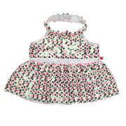 Multifarvet paliet kjole