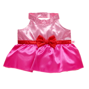 Pink block kjole