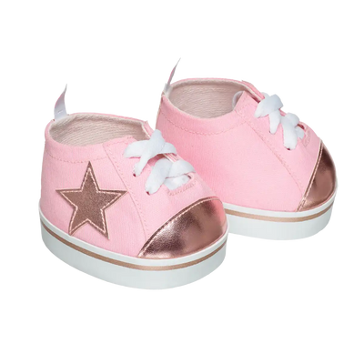 Pink star sneakers