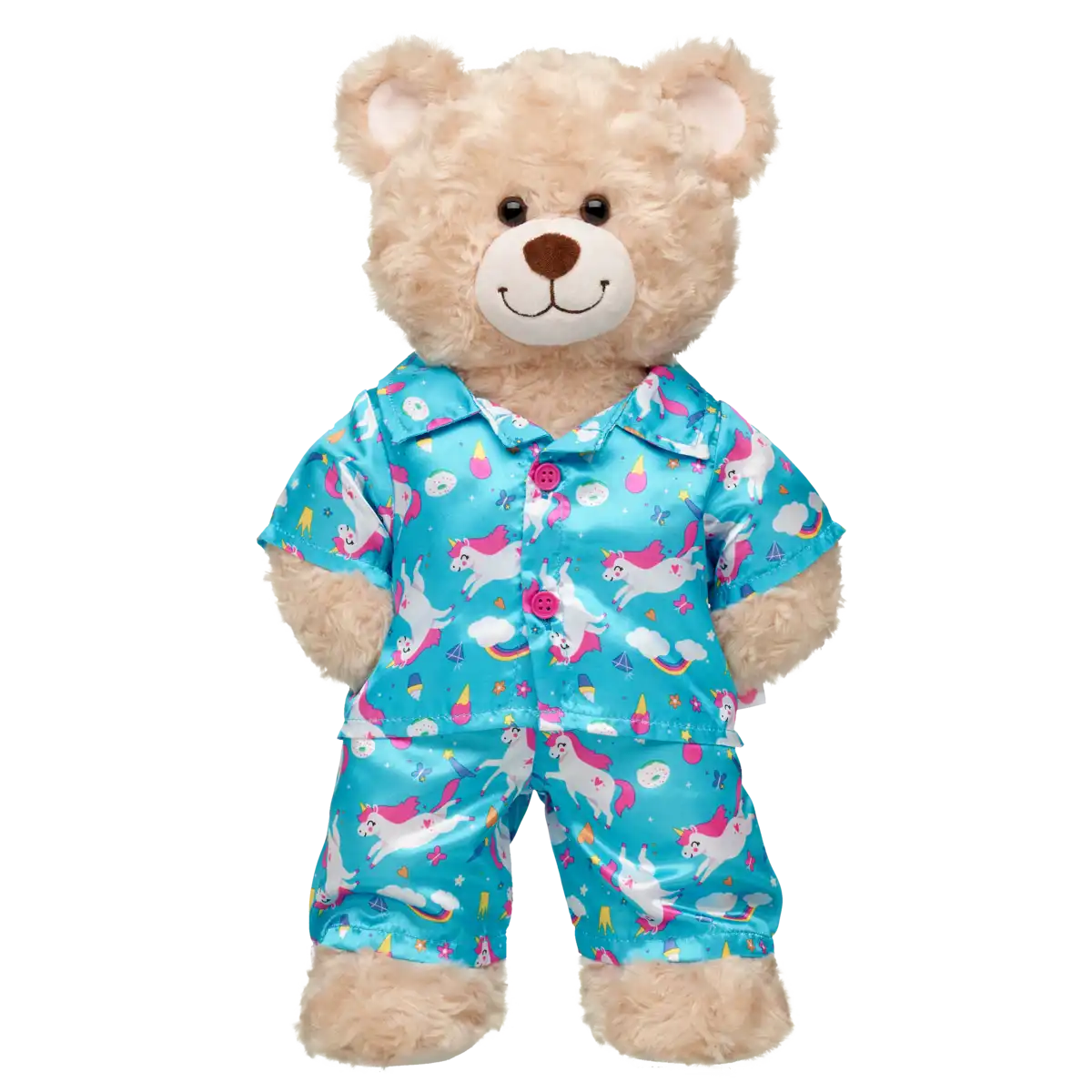 Rainbow blue unicorn pyjamas