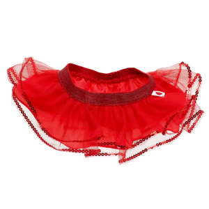 Rød tutu nederdel