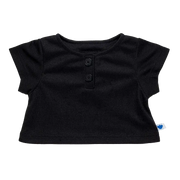 Sort Henley t-shirt