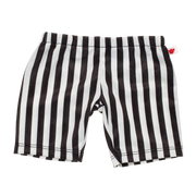 Sort/hvid stribet leggins