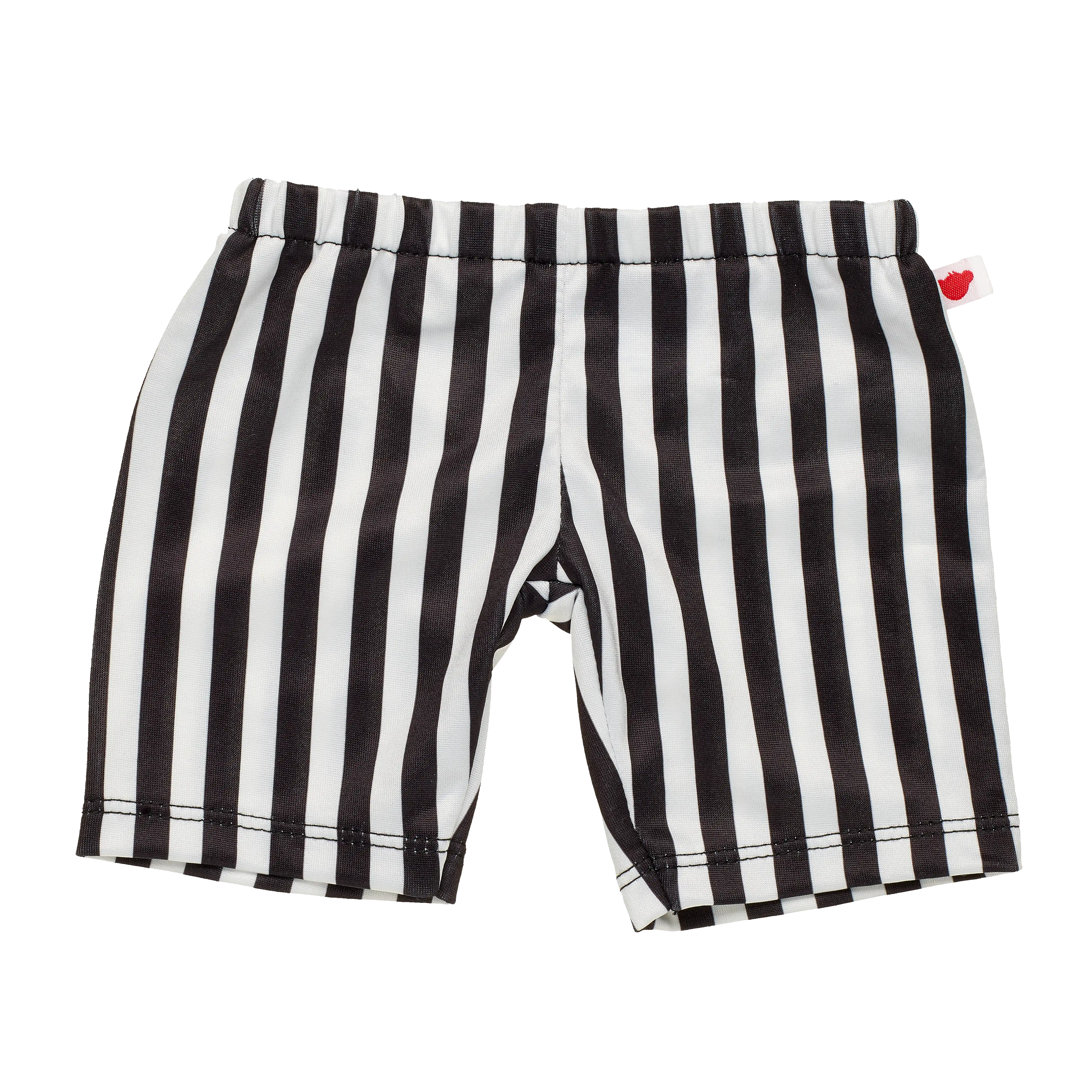 Sort/hvid stribet leggins