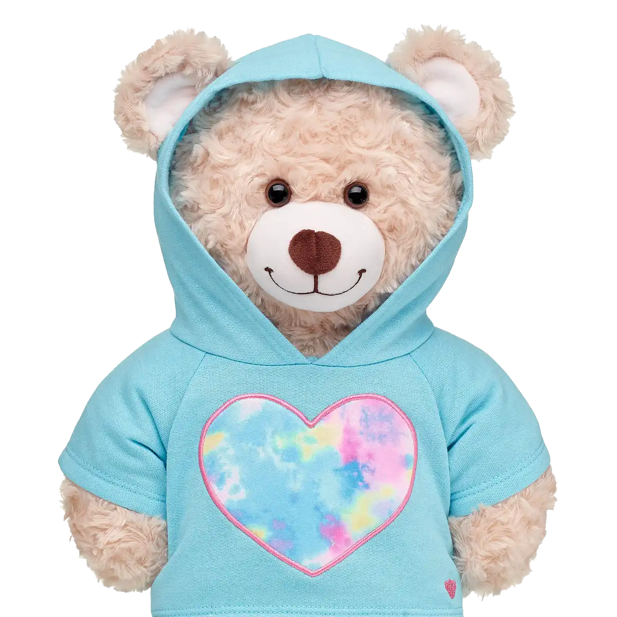 Tie Dye Heart Hættetrøje